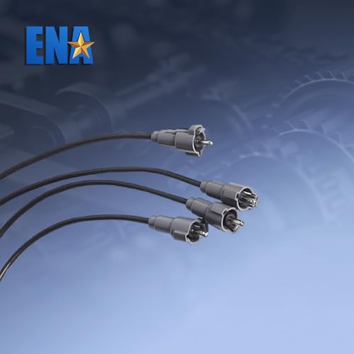 ENA Spark Plug Wire Set Compatible with Toyota Camry Solara RAV4 L4 2.0L 2.2L 1997 1998 1999 2000 2001 Replacement for 90919-22386 90080-91110 90919-22400 175-6182 1756182 - Image 4