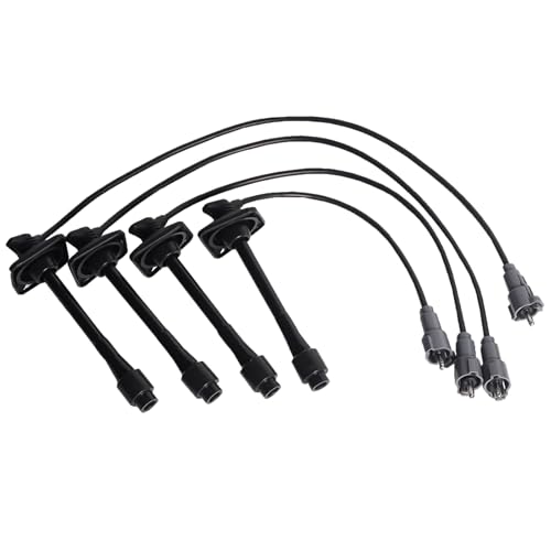 ENA Spark Plug Wire Set Compatible with Toyota Camry Solara RAV4 L4 2.0L 2.2L 1997 1998 1999 2000 2001 Replacement for 90919-22386 90080-91110 90919-22400 175-6182 1756182 - Image 1