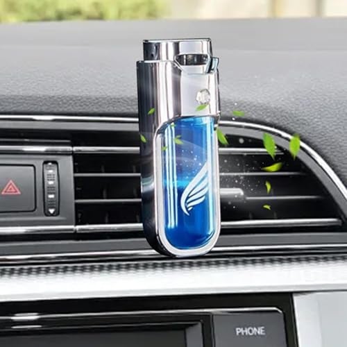 KRIDARSH Car Air Freshener perfume AC Vent clip Diffuser Long Lasting Fragrance Portable bottle Car Aromatherapy Diffuser Air Fresheners perfume (Gardenia) for all car - Image 4