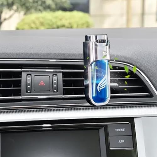 KRIDARSH Car Air Freshener perfume AC Vent clip Diffuser Long Lasting Fragrance Portable bottle Car Aromatherapy Diffuser Air Fresheners perfume (Gardenia) for all car - Image 1