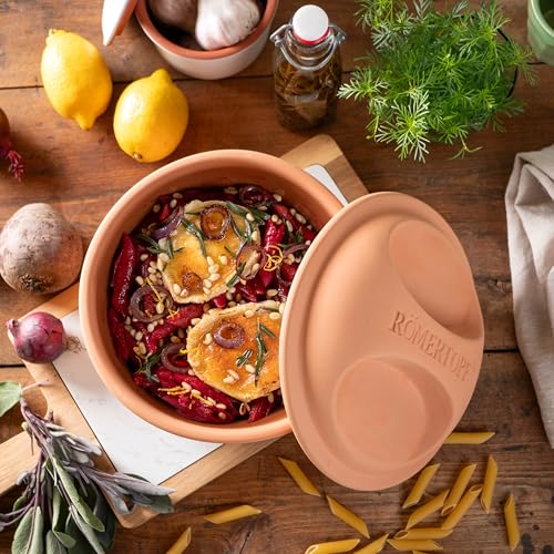 Romertopf 15005 Clay Roaster | Non-Stick Dutch Oven | Healthy Pot Cooking | Clay Baker | Versatile Cooking Vessel - 2.1 Quarts (2 Liters) 2-4 People - Image 2