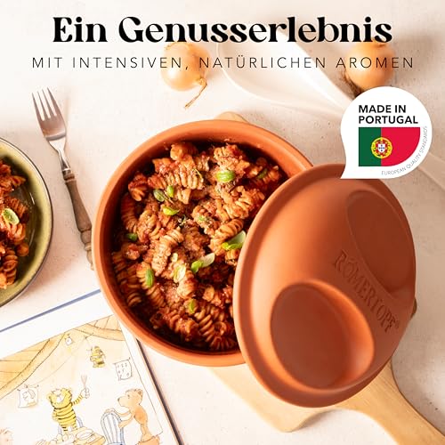 Romertopf 15005 Clay Roaster | Non-Stick Dutch Oven | Healthy Pot Cooking | Clay Baker | Versatile Cooking Vessel - 2.1 Quarts (2 Liters) 2-4 People - Image 4