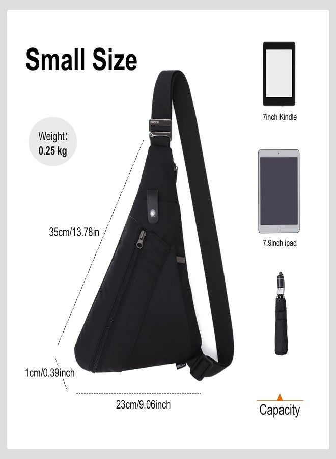 KUANG! Crossbody Bag for Men RFID Sling Backpack Chest Shoulder Bag with Water Bottle Bag for Travel - Image 3