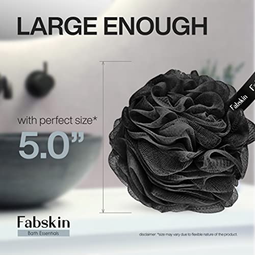 FABSKIN Loofah for Bathing | Bath Shower Loofah Sponge Scrubber Exfoliator for Women and Men | Bathing Sponge | Body Wash Scrub for Bathing | Bath Scrubber For Body (WHITE) - Image 4