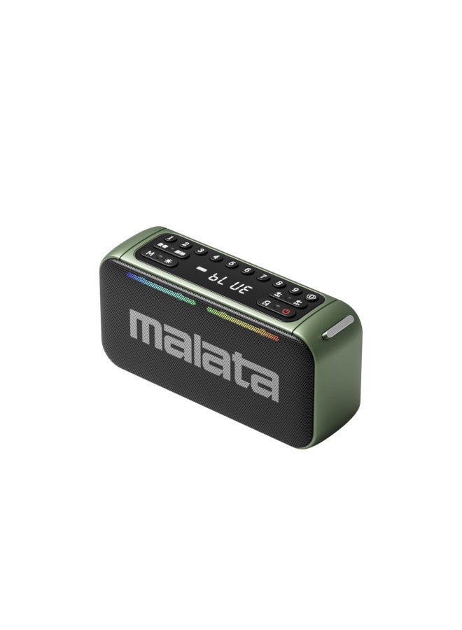 A95 Portable Flash Drive, Personal Audio Player, Outdoor Wireless Bluetooth Rechargeable Speaker, Mini Fm Radio, Semiconductor, Gift For Elderly, Radio, Green - Image 4
