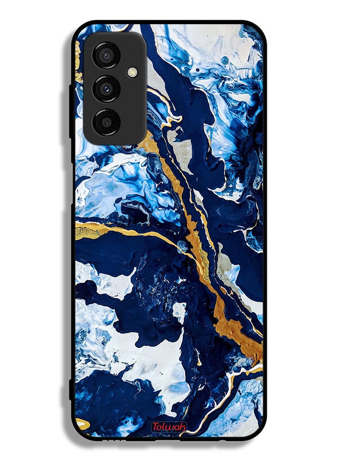 Tolwak Samsung Galaxy M23 Protective Case Cover Glitch Texture Art - Image 2