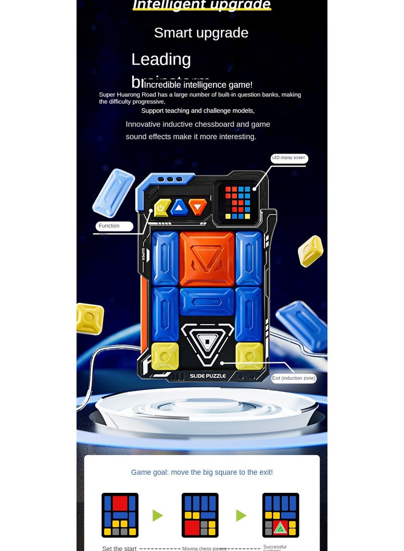 general Super Slide Puzzle Game, Magnetic electronic puzzle Building Blocks，Brain Game with 500+ Levels, Challenge Game Puzzle，Puzzle stress reduction，Handheld Game Console - Image 5