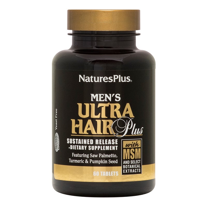 Natures Plus Ultra Hair Plus Sustained Release Men's Tablet 60's