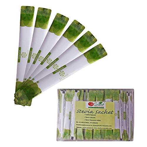 So Sweet Stevia Sugar Free Sachet 100% Natural Sugar Free Sweetener 500 Sachets - Image 2