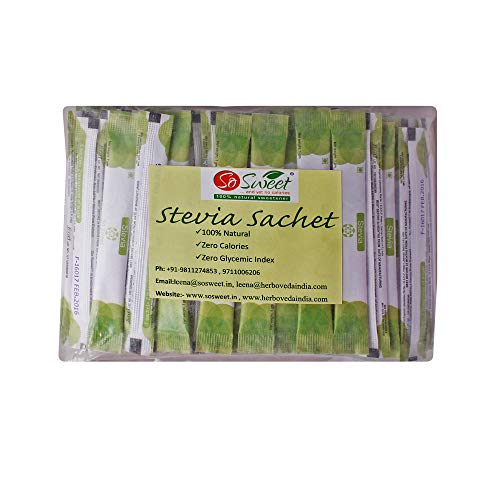 So Sweet Stevia Sugar Free Sachet 100% Natural Sugar Free Sweetener 500 Sachets - Image 1