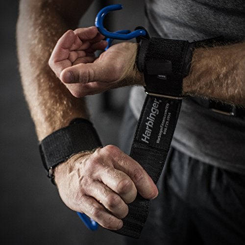 Harbinger Lifting Hooks, Black/Blue - Image 2