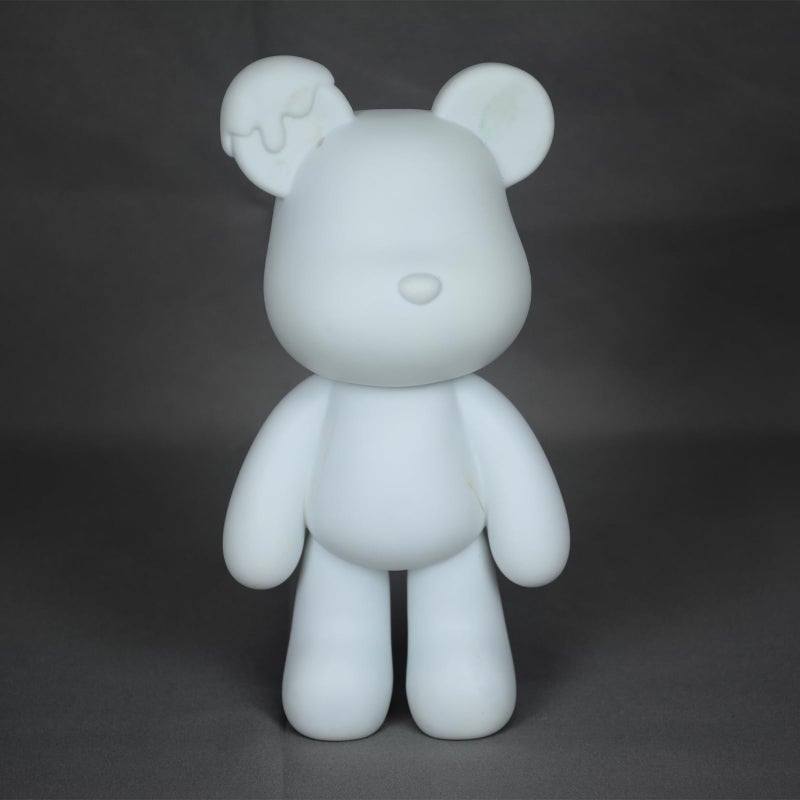 Coniuty Fluid Bear Painting Figurine DIY Bear Figure for Home Decoration 8 Inch Blank Mold