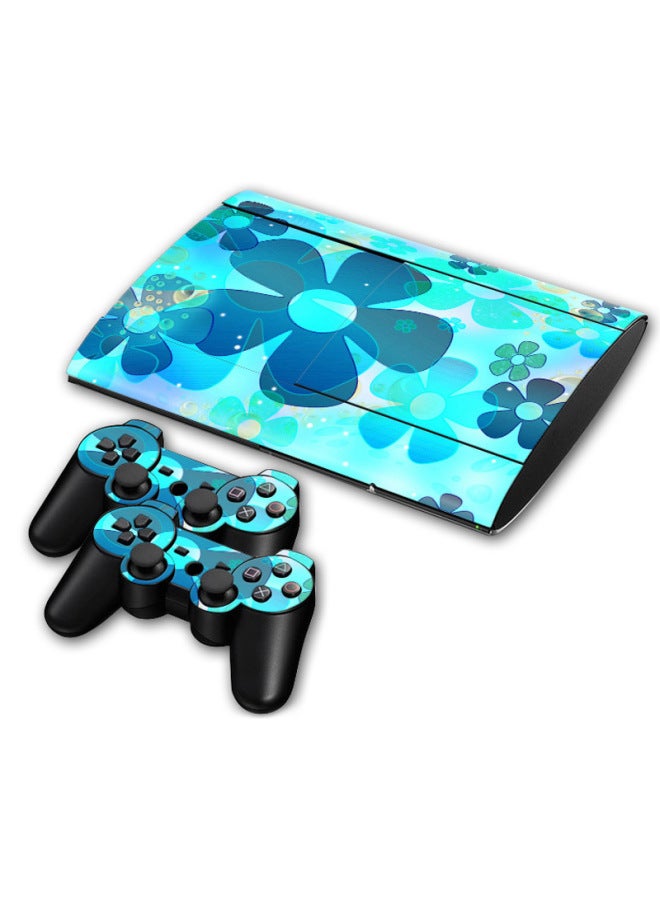 General Ps3 Super Slim Skin Sticker Ps3 Ultra-thin Machine Body Sticker Seamless Film 4000-Colour:73  - Image 1