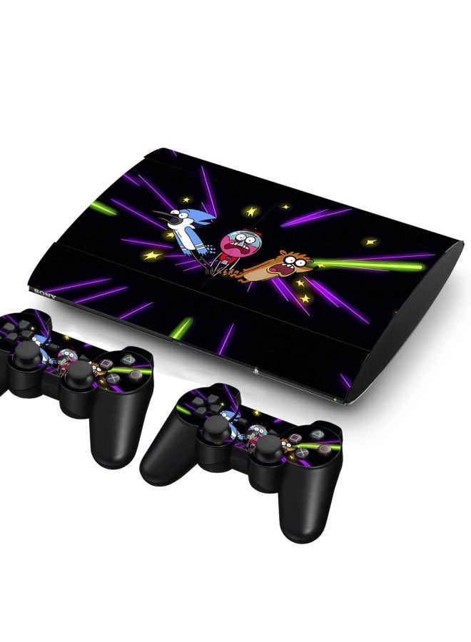 General Ps3 Super Slim Skin Sticker Ps3 Ultra-thin Machine Body Sticker Seamless Film 4000-Colour:73  - Image 4
