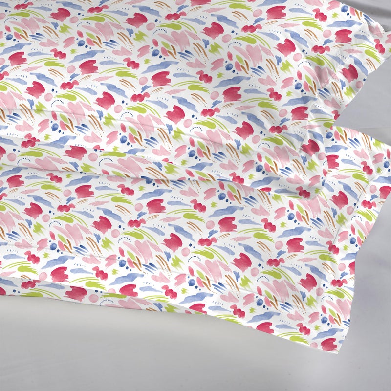 Trident Soft Comfort Pillow Covers Set of 2, 100% Cotton Pillow Covers, 210 TC, Soft and Breathable, Standard Size (46 cm x 69 cm) - Sweet Temptation - Image 2