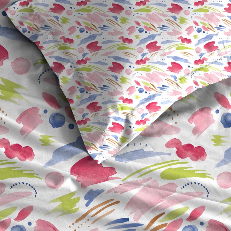 Trident Soft Comfort Pillow Covers Set of 2, 100% Cotton Pillow Covers, 210 TC, Soft and Breathable, Standard Size (46 cm x 69 cm) - Sweet Temptation - Image 4