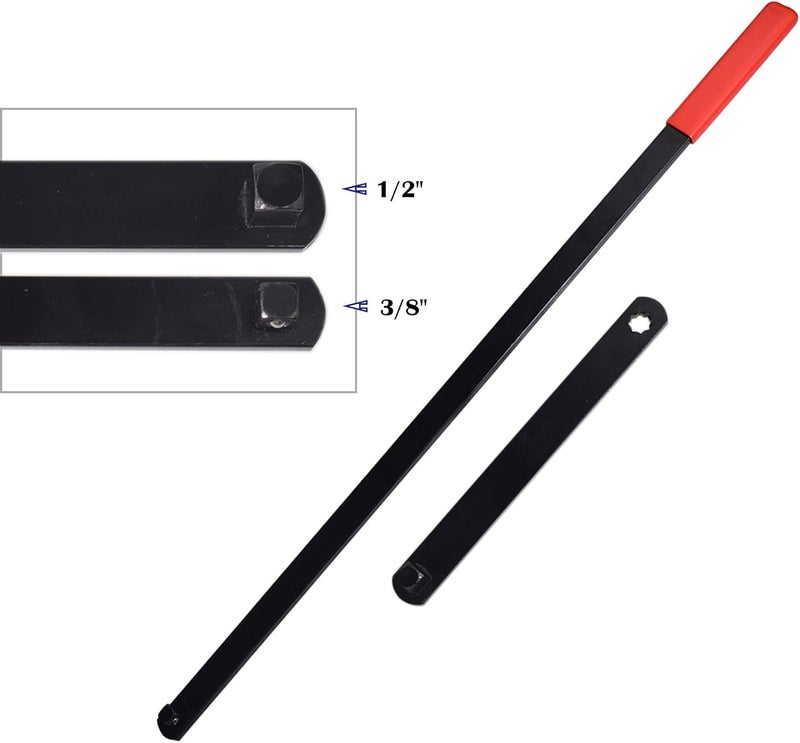 Alltooetools 8PCS Serpentine Belt Adjust Tightener Wrench Tool Kit - Image 2