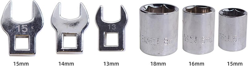 Alltooetools 8PCS Serpentine Belt Adjust Tightener Wrench Tool Kit - Image 4