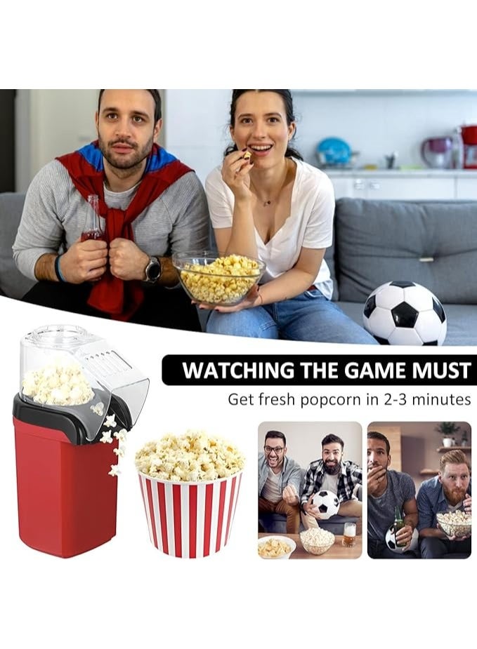 DUNISO Hot Air Popcorn Machine, Mini Electric Kids Kitchen Toy, Can Quickly Make Healthy Food In 2-3 Minutes, Oil-Free And Bpa-Free, Suitable For Home Theaters And Parties - Image 3