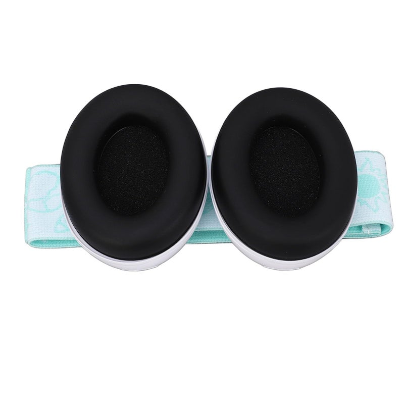 Adjustable Baby Earmuffs 25dB NRR Noise Cancelling For Infants Toddlers Travel White - Image 2