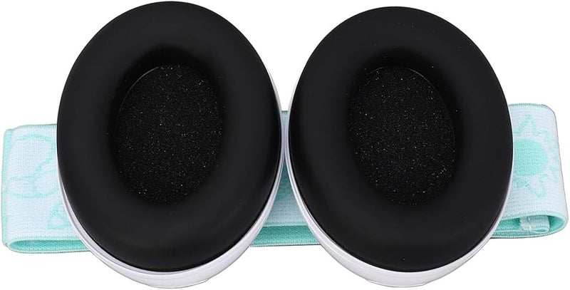 Adjustable Baby Earmuffs 25dB NRR Noise Cancelling For Infants Toddlers Travel White - Image 1