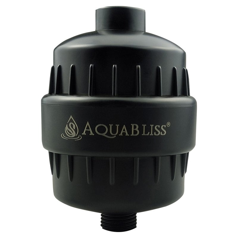 AquaBliss High Output Revitalizing Shower Filter - Reduces Dry Itchy Skin, Dandruff, Eczema, and Dramatically Improves The Condition of Your Skin, Hair and Nails - Matte Black (SF100-BK) - Image 1