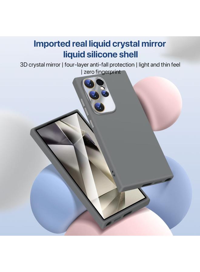 S-TOP Case For Samsung Galaxy S22 Ultra 5G Nano Lens Cover Liquid Silicone Phone Case - Image 3