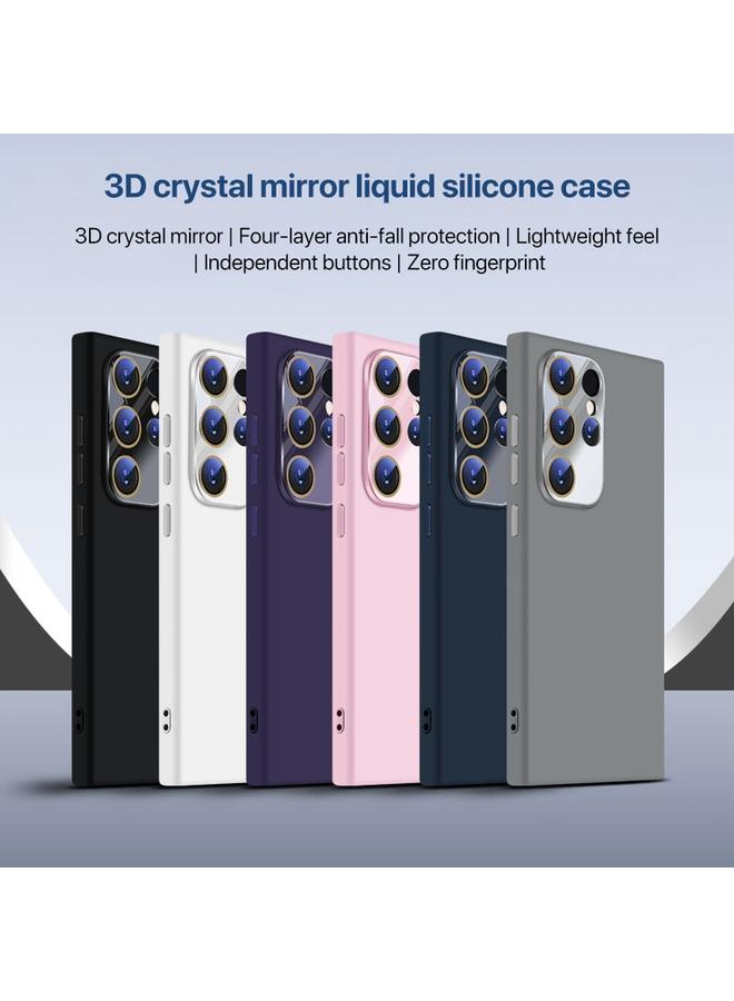 S-TOP Case For Samsung Galaxy S22 Ultra 5G Nano Lens Cover Liquid Silicone Phone Case - Image 2