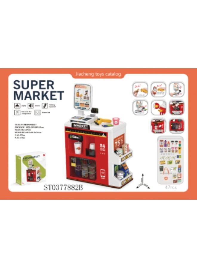 Mini Supermarket for Kids – 47 Pieces - Image 2