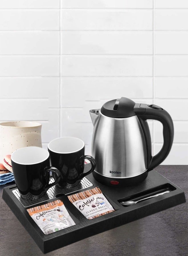 KOOLEN Stainless Steel Boiler Set And Tray - 1.2 L 1360 W 800102049 Steel - Image 3