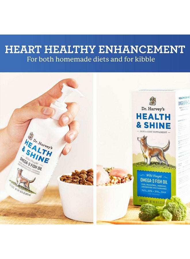 دي آر. هارفي زيت السمك أوميجا 3 من دكتور هارفي لصحة وتألق الكلاب من سمك القد البري والماكريل والرنجة والأنشوجة والسردين - يدعم الفراء الجميل والمفاصل القوية ويخفف من الحكة والحساسية (16 أونصة سائلة) - Image 4