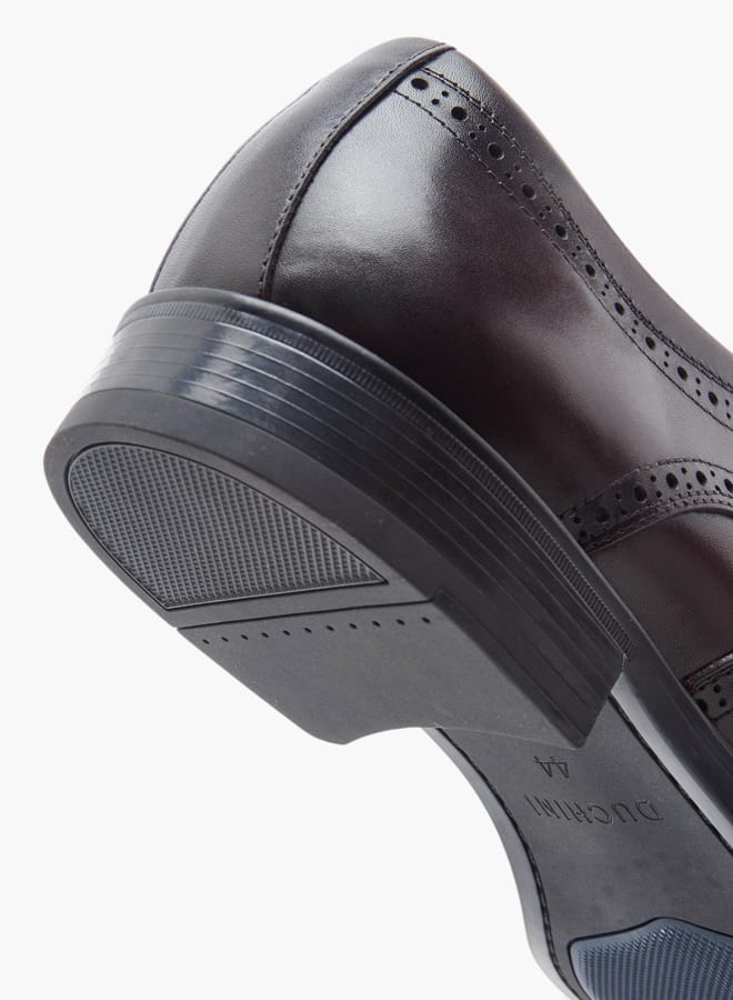 دوتشيني حذاء ديربي رجالي مثقوب برباط - Image 5