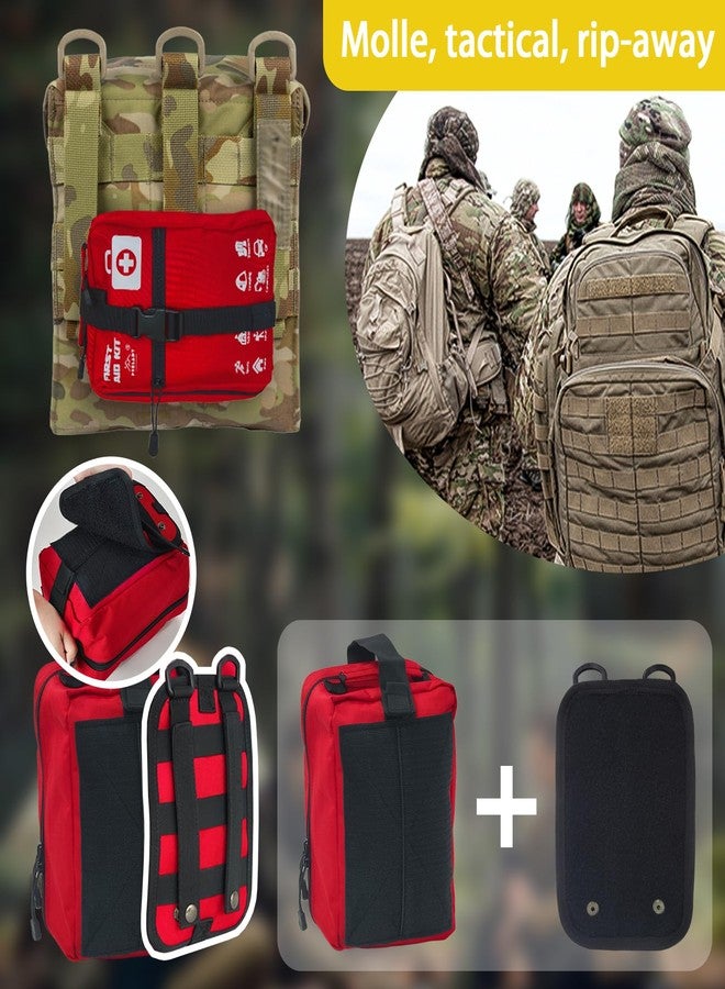 Prelady 556 Piece Large Tactical First Aid Kit (Premium) -【Molle Rip-Away】Labelled Compartments | Tear Resistant for Family/Team | Car/Home/Sports/Camping | First Responders' Pick - Image 3