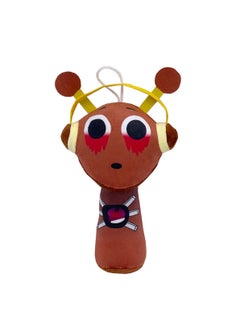 General Rhythm Box Sprunki Game Peripheral 20cm Plush Toy, Realistic Cute Soft Plush Doll, Gift for Boys and Girls Game Fans (Bleeding Brown)  - Image 1