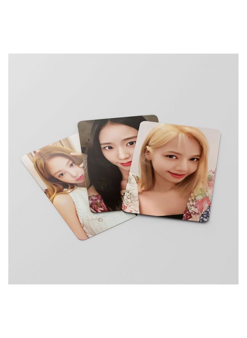 NIBEMINENT 55 Pcs Kpop BLACKPINK Born Pink Lomo Cards Card For Fans Collection Gifts - Image 2