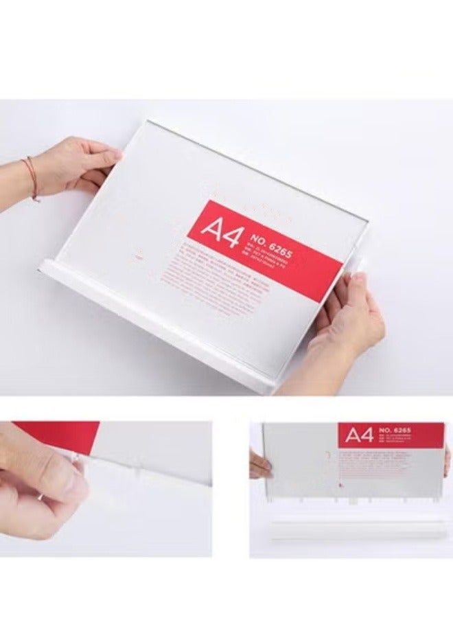 Eckek  ABS Plastic Sign Holder，Menu Displays T Shape Sign Stand - Image 5