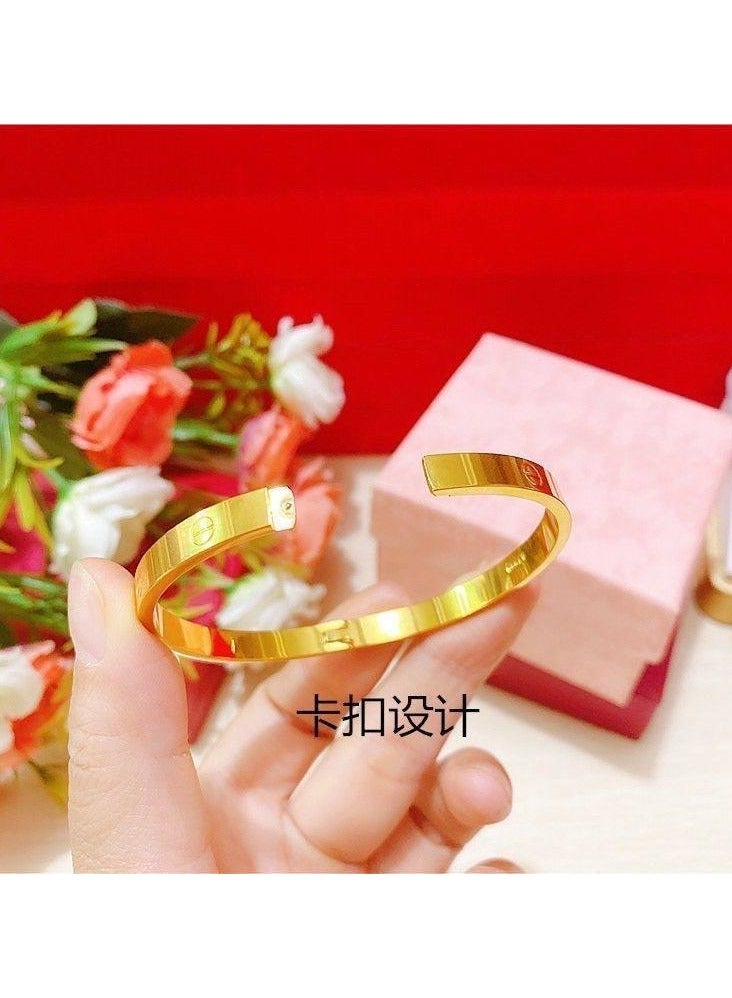 Gold Bangle Bracelet