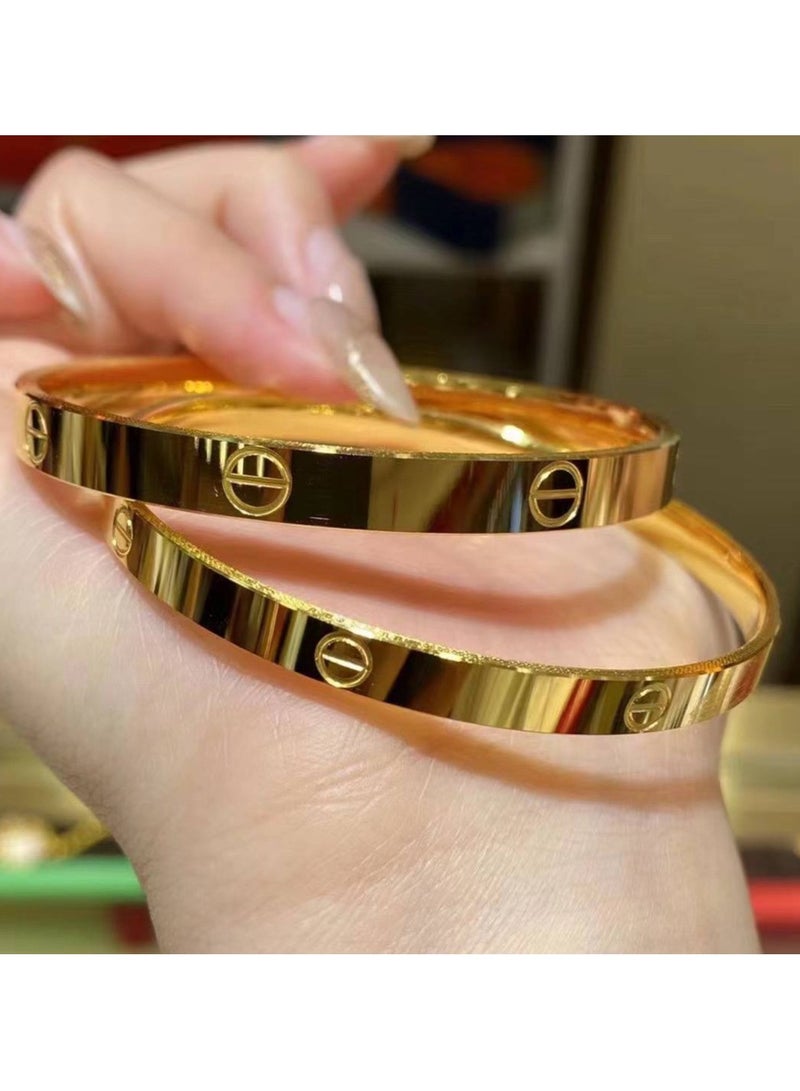 Gold Bangle Bracelet