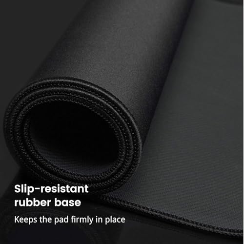 TEDNETGO Gaming Mouse Pad, Large Mouse Pads Waterproof Extra Large Big Mouse Pad with Stitched Edge, XXXL Non-Slip Black Computer Mousepad Desk Mat for Gamer, Office & Home, Black - Image 5