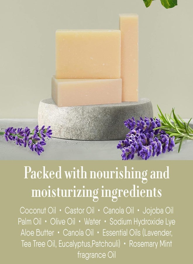 360Feel Lavender Shampoo Bar - Nourishing and Moisturizing Anti-Dandruff Shampoo Bar - Handmade with Essential Oils - Travel Friendly and Compact - Zero Harsh Additives - 3.5 Ounce - Image 4