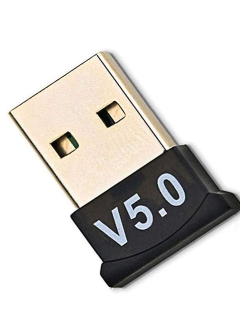 Bluetooth 5.0 USB Dongle Adapter, USB Mini Bluetooth V5.0 USB Adapter Supports Windows 7/8.1/10/XP