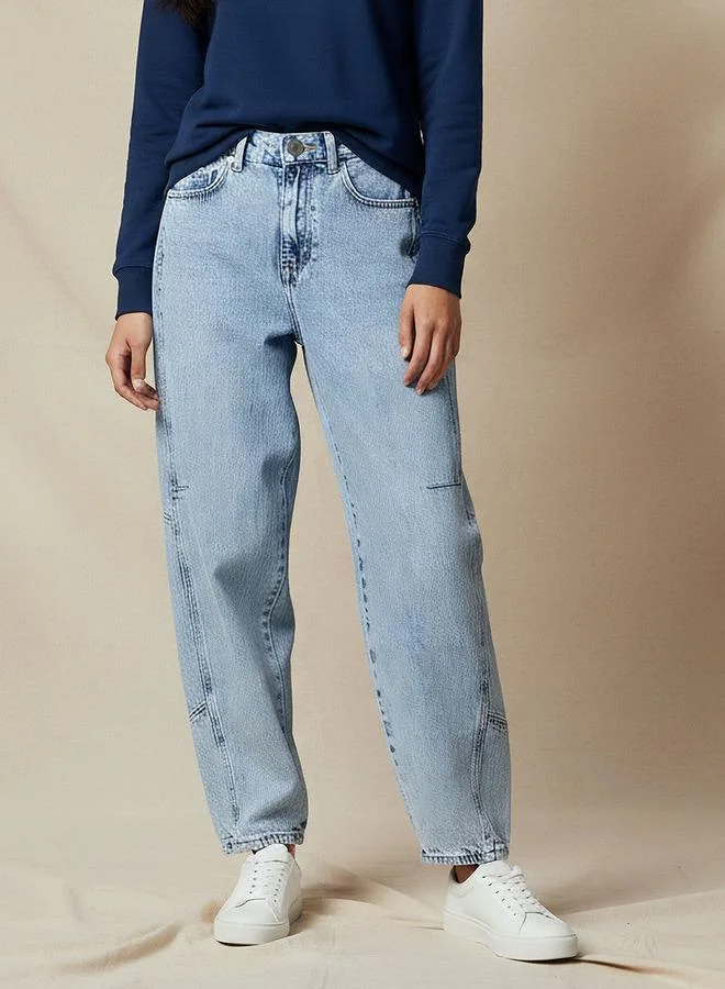 سبلاش فيڤ 2Xtremz Barrel Fit Mid-Rise Jeans