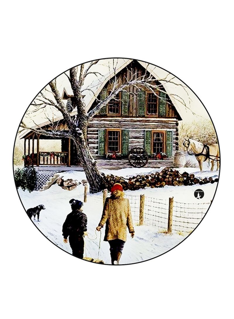 RKN Vintage Art Printed Mouse Pad Multicolour