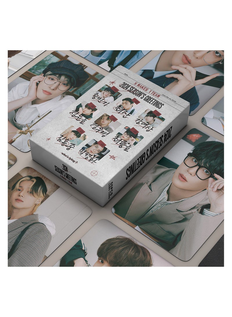 NIBEMINENT 55 Pcs Kpop ATEEZ SEASON'S GREETINGS Lomo Cards Card For Fans Collection Gifts - Image 3