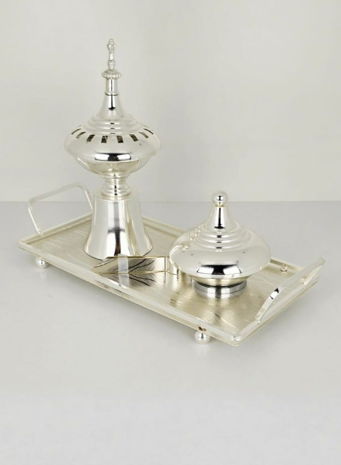 Radin Incense Bakhoor Burner 4Piece Set Enhance Your Surroundings with Our Elegant Set Perfect for Home Office Weddings Birthdays and More - Image 3