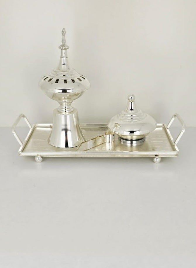 Radin Incense Bakhoor Burner 4Piece Set Enhance Your Surroundings with Our Elegant Set Perfect for Home Office Weddings Birthdays and More - Image 2