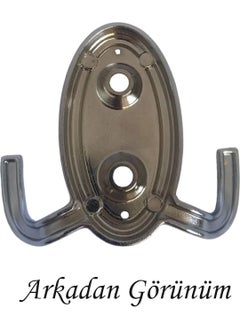 Glaswen 6Pcs Select Hanger Chrome Coat Rack Hanger Cloakroom Wall Hanger Metal Closet Clothes Rack  - Image 5
