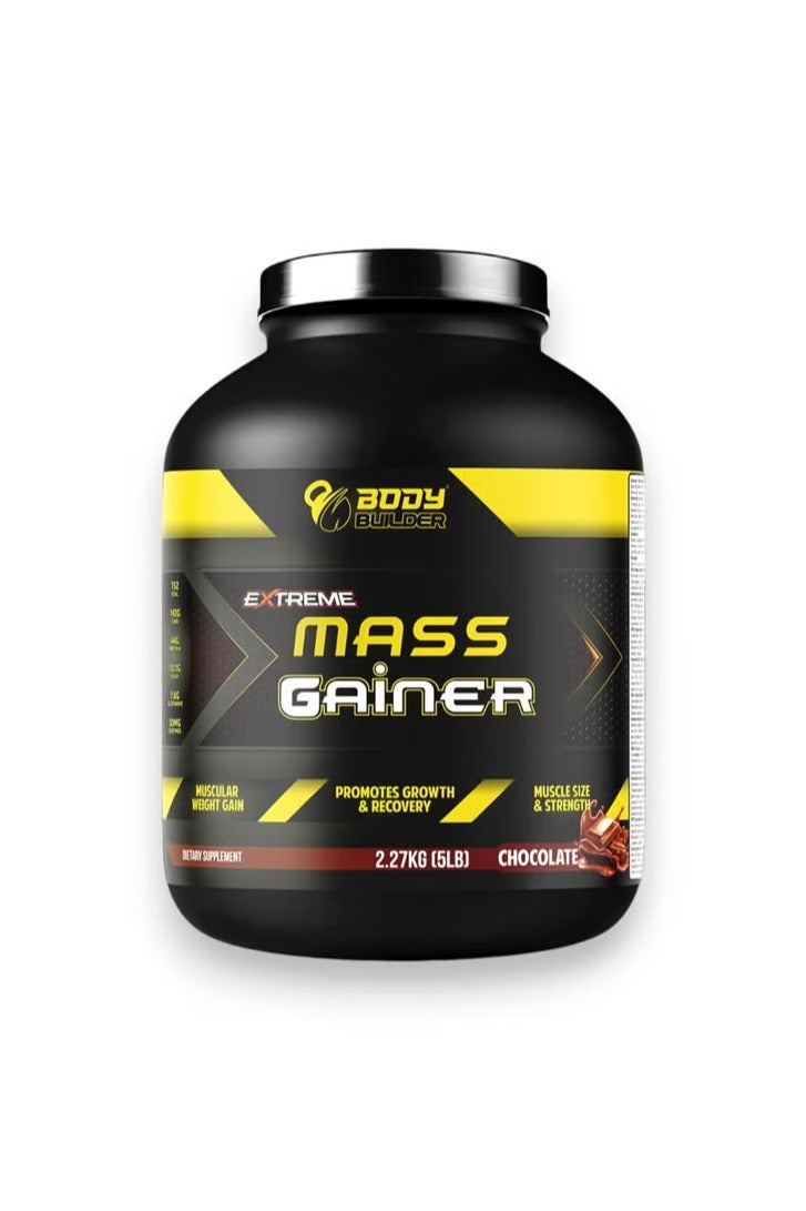 Body Builder مكسب الوزن الشديد بنكهة الشوكولاتة 5Lb