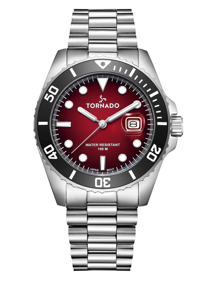 Men's Stainless Steel Analog Watch T22001-SBSMB - 42x50 mm