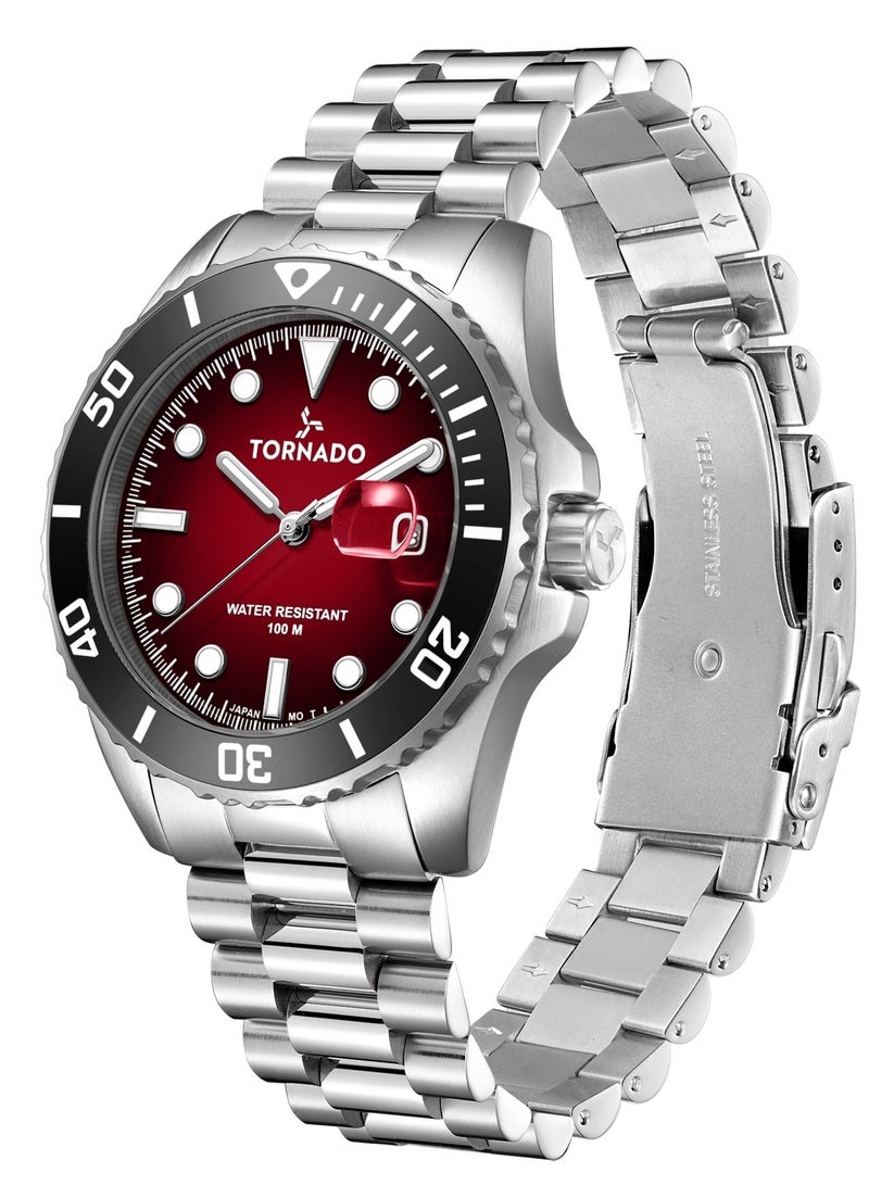 Men's Stainless Steel Analog Watch T22001-SBSMB - 42x50 mm